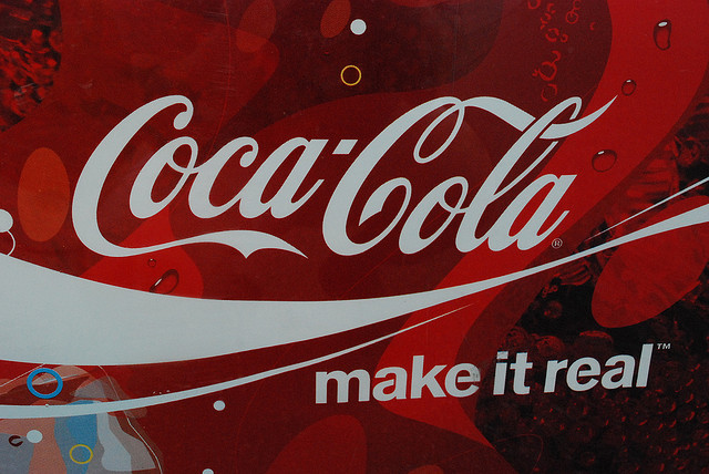 Coca-Cola coke ad its the real thing slogan